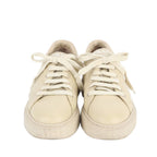Prada Leather Low Cut Sneakers Lace Up Shoes Flat — view 2