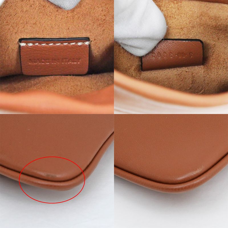 Celine Drawstring Mobile Pouch Shoulder Bag Cuill Triomphe Tan Brown — view 7