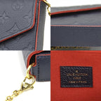 Louis Vuitton Chain Wallet Crossbody Bag Monogram Empreinte Pochette — view 9