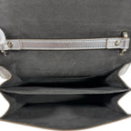 Fendi Canai Mini Shoulder Bag Leather Silver — view 6