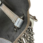 Fendi Canai Mini Shoulder Bag Leather Silver — view 8