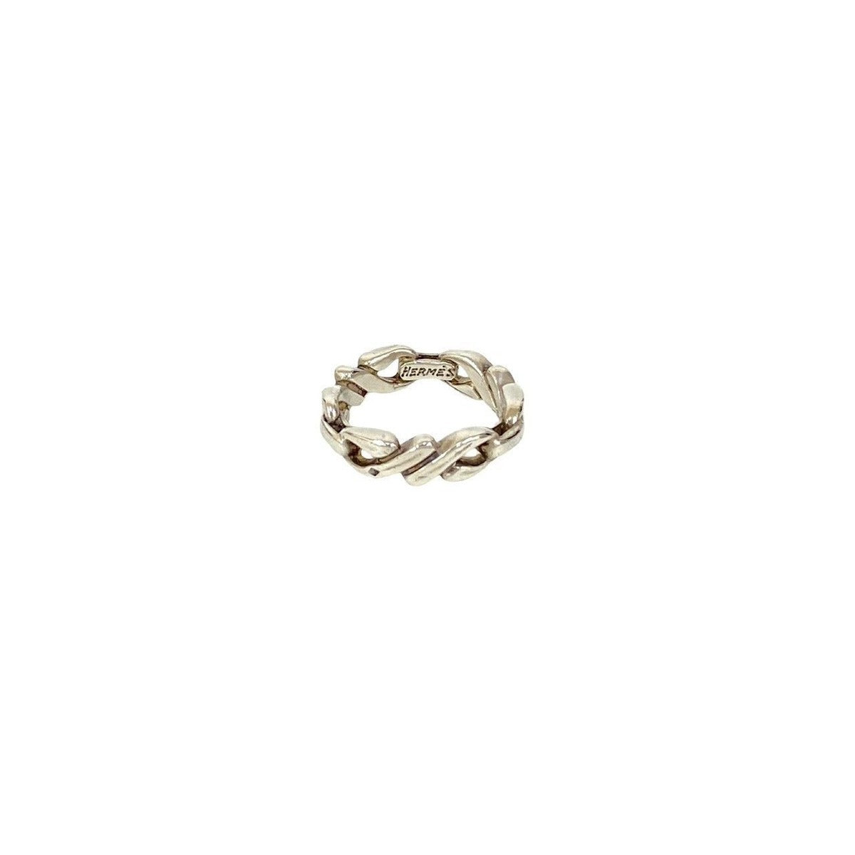 Hermes Vintage Chain Motif Ring — view 7