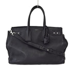 Saint Laurent Paris Sac de Jour Small Large Shoulder Bag Tote 2-Way Black