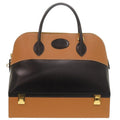 Hermes Macpherson Box Calf Vauchamonie Black Gold Bicolor Hardware
