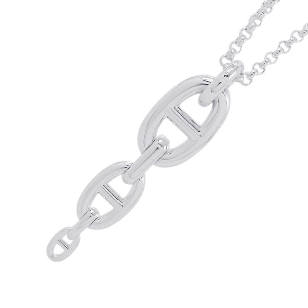 Hermes Necklace Chaine D'ancre GM Silver Pendant