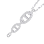 Hermes Necklace Chaine D'ancre GM Silver Pendant
