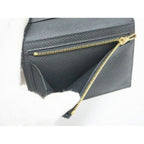 Hermes Bearn Compact Bifold Wallet Epsom Black Gold — view 6