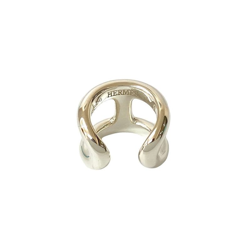 Hermes Osmozu GM Silver 925 Ring No 7 Accessories Small — view 7