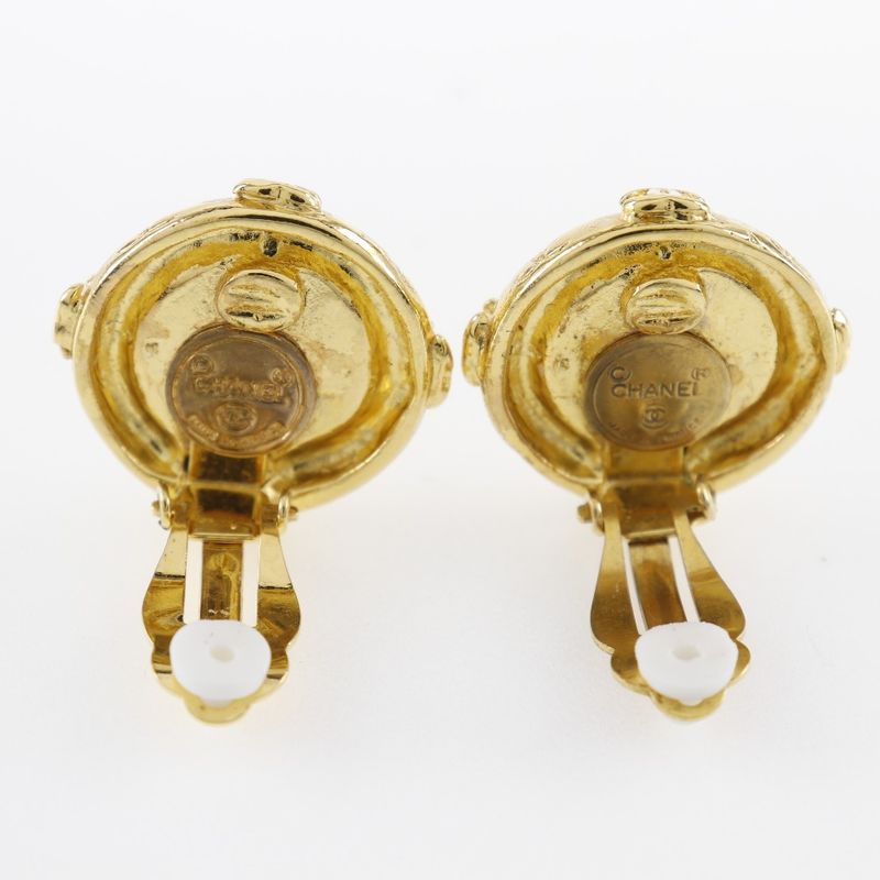 Chanel Gold Plated 20.3 g Earrings — view 5