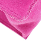 Saint Laurent Felt and Leather Pink Tote Bag — view 4
