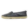 Saint Laurent Paris Espadrilles Leather Slip on Shoes Logo Embroidery