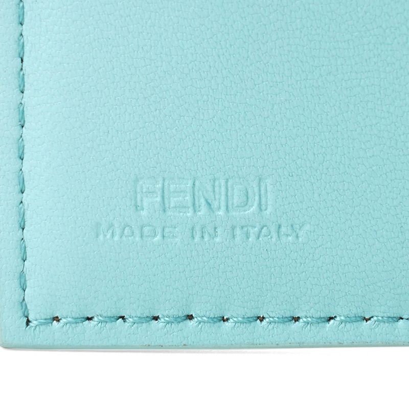 Fendi Trifold Wallet Baguette Green — view 9