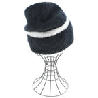 Chanel Knit Cap Beanie Black White — view 2