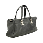 Chanel Handbag Choco Bar Lambskin Black Silver — view 2
