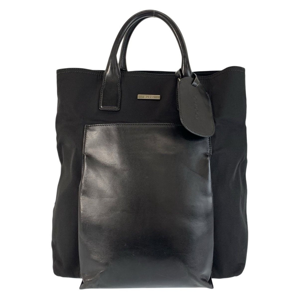 Gucci Black Nylon Leather 019 06 Tote