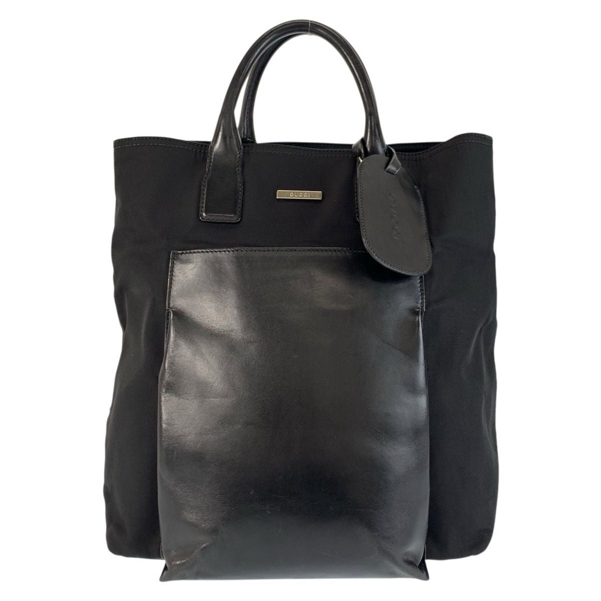 Gucci Black Nylon Leather 019 06 Tote
