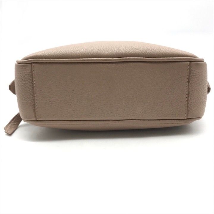 Prada Leather Pouch Gold Pink Beige Case — view 3