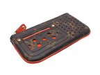 Louis Vuitton Pochette Cles Coin Purse Monogram Perfo Leather Orange — view 3