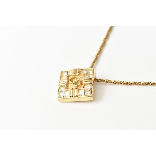 Christian Dior Necklace Vintage Square — view 5
