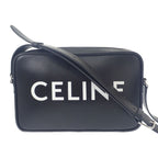 Celine Medium Messenger dot.38 si Shoulder Bag Calf Black Silver Hardware