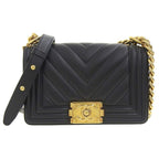 Chanel V-Stitch Mini Boy Shoulder Bag