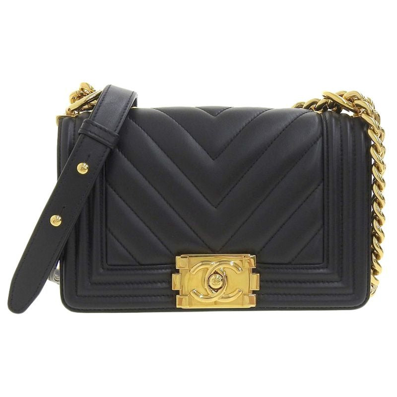 Chanel V-Stitch Mini Boy Shoulder Bag