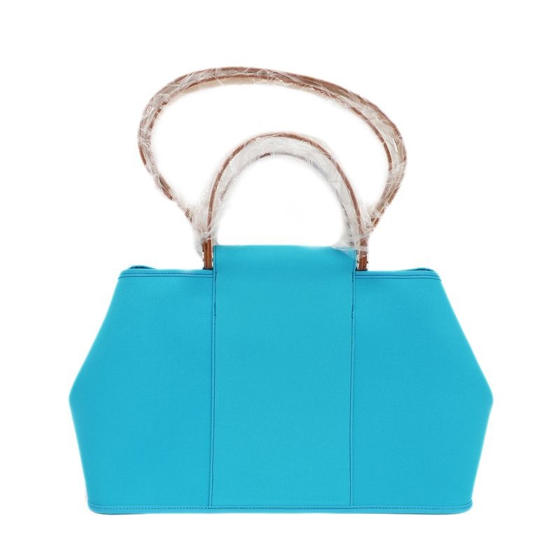 Hermes Cabas Quellen Tote 2-Way Light Blue