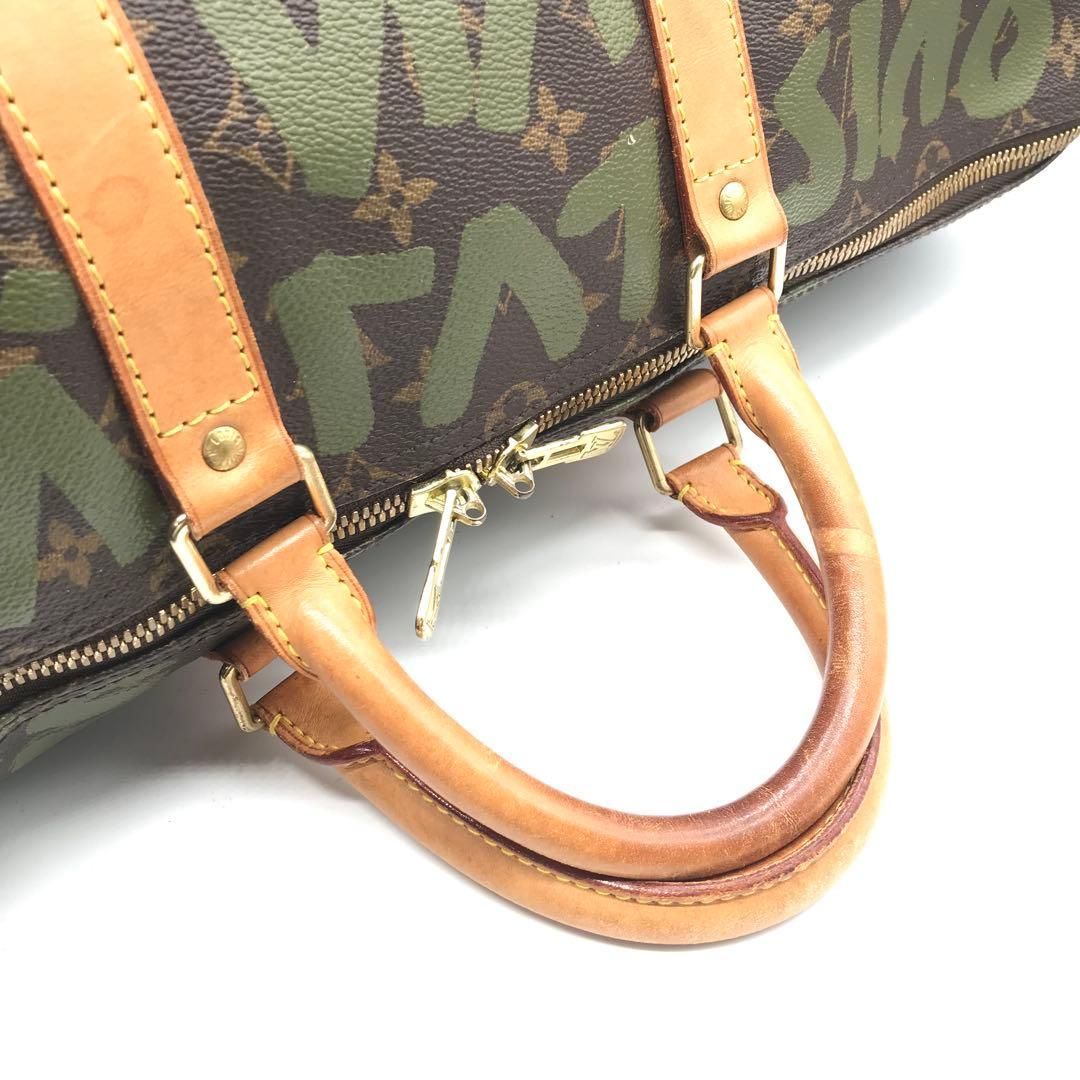 Louis Vuitton Monogram Graffiti Keepall 50 Boston Bag Price Negotiation Welcome — view 7