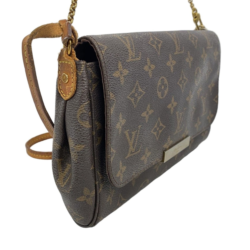 Louis Vuitton Handbag Monogram Favorite MM Brown 2-Way — view 2