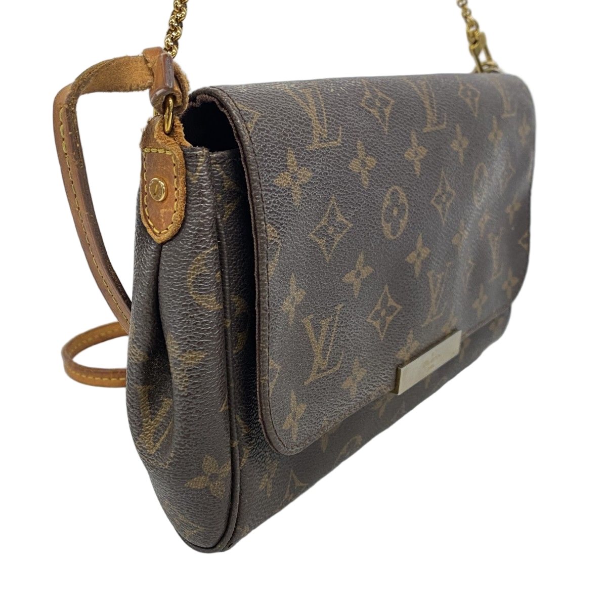 Louis Vuitton Handbag Monogram Favorite MM Brown 2-Way — view 2