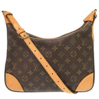 Louis Vuitton Boulogne Monogram Brown Shoulder Bag 0997