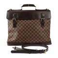 Louis Vuitton West End PM Boston Bag Calf Ebne Brown Gold Hardware
