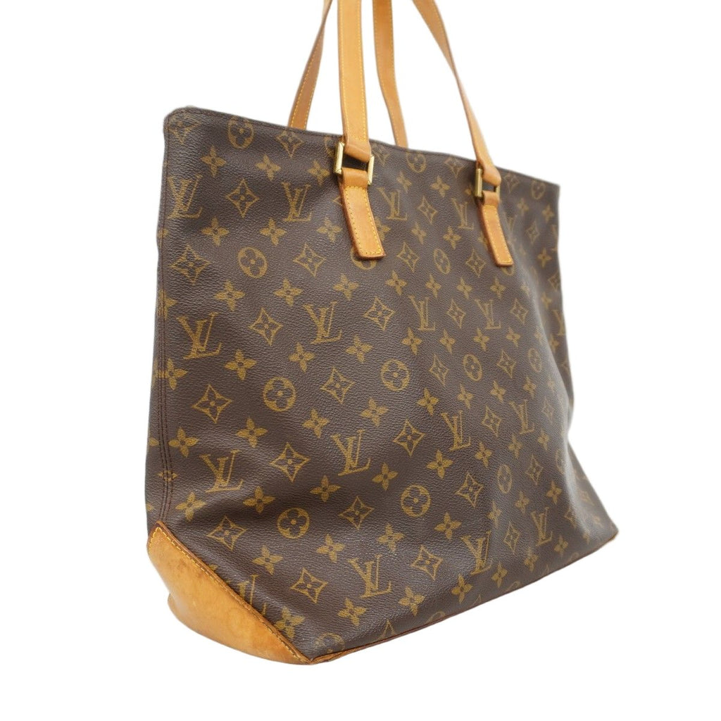 Louis Vuitton Shoulder Bag Monogram Cabas Mezzo Brown — view 2
