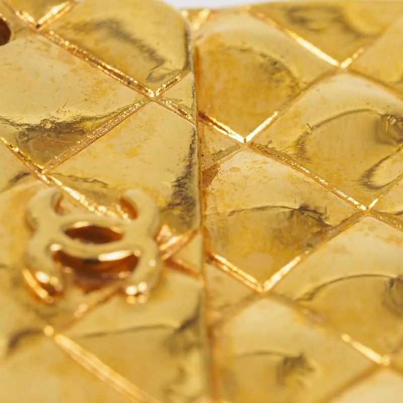 Chanel Quilted Bag Motif Vintage Gold Plated 23 18.3 g Brooch — view 5
