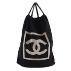 Chanel Nap Sac Sports Line Cotton Black Backpack