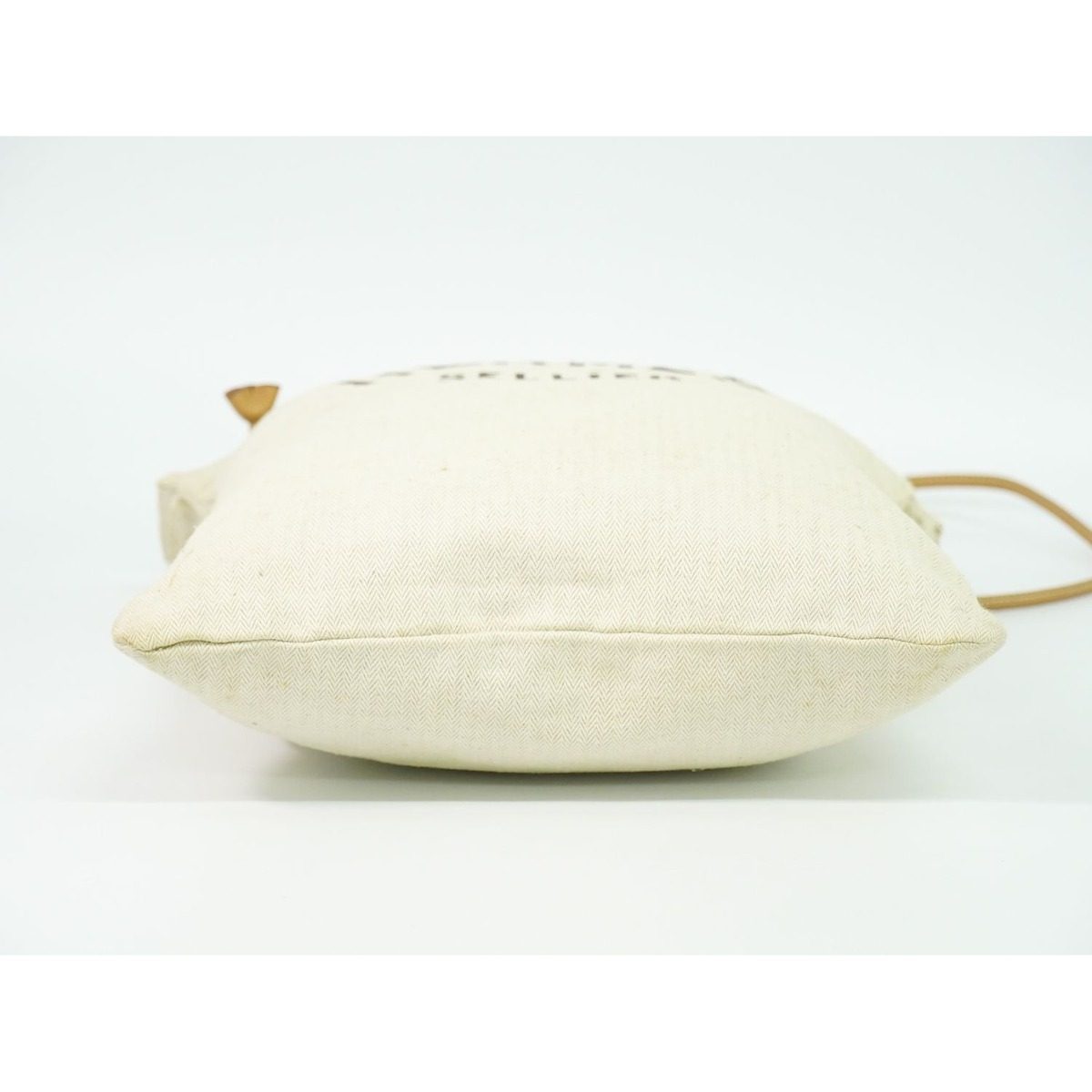 Hermes Aline GM Shoulder Bag Tote Canvas Ivory — view 3