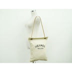 Hermes Aline GM Shoulder Bag Tote Canvas Ivory — view 6