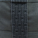 Hermes Her Line Herbag MM Silver Hardware Serie Button Canvas Tote Bag Gray — view 9