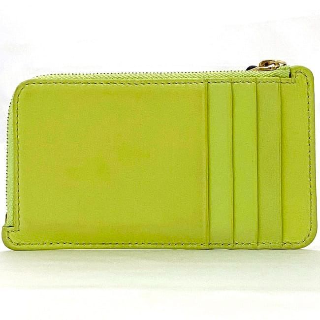 Loewe Coin Card Case Light Green Anise — view 6