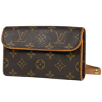 Louis Vuitton Pochette Florentine Waist Bag Pouch Monogram Brown