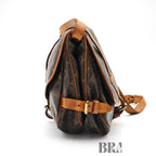 Louis Vuitton Saumur 30 Shoulder Bag Flap Brown — view 5