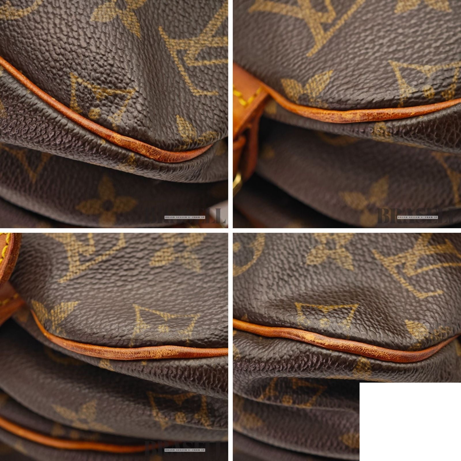 Louis Vuitton Saumur 30 Shoulder Bag Flap Brown — view 7