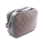 Louis Vuitton Shoulder Bag Saintonge 2-Way Noir Black Canvas Leather — view 2