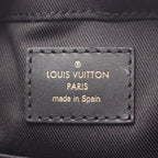 Louis Vuitton Shoulder Bag Saintonge 2-Way Noir Black Canvas Leather — view 4