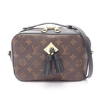 Louis Vuitton Shoulder Bag Saintonge 2-Way Noir Black Canvas Leather
