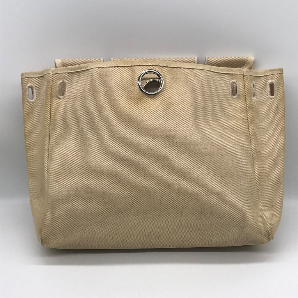 Hermes Herbag PM Toilet Ash 2-Way Shoulder Bag Black Camel Price Negotiation — view 4