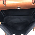 Hermes Herbag PM Toilet Ash 2-Way Shoulder Bag Black Camel Price Negotiation — view 7