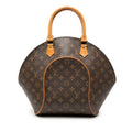 Louis Vuitton Monogram Ellipse MM Brown Leather