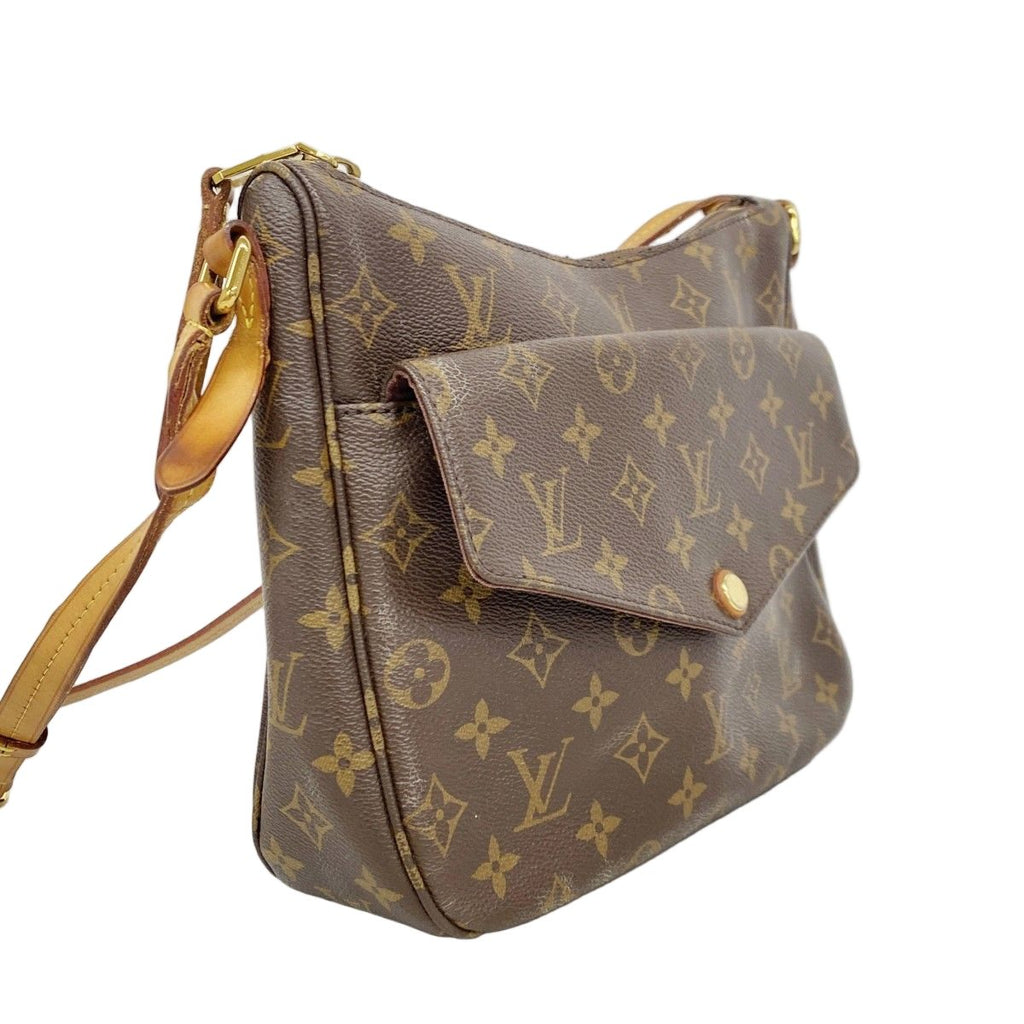 Louis Vuitton Shoulder Bag Monogram Mabillon Brown — view 2