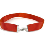 Hermes Belt Logo Canvas Orange
